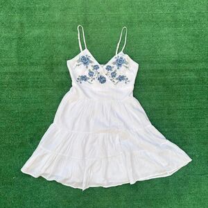 Altar-d-state Women's White and Blue Summer-dresses